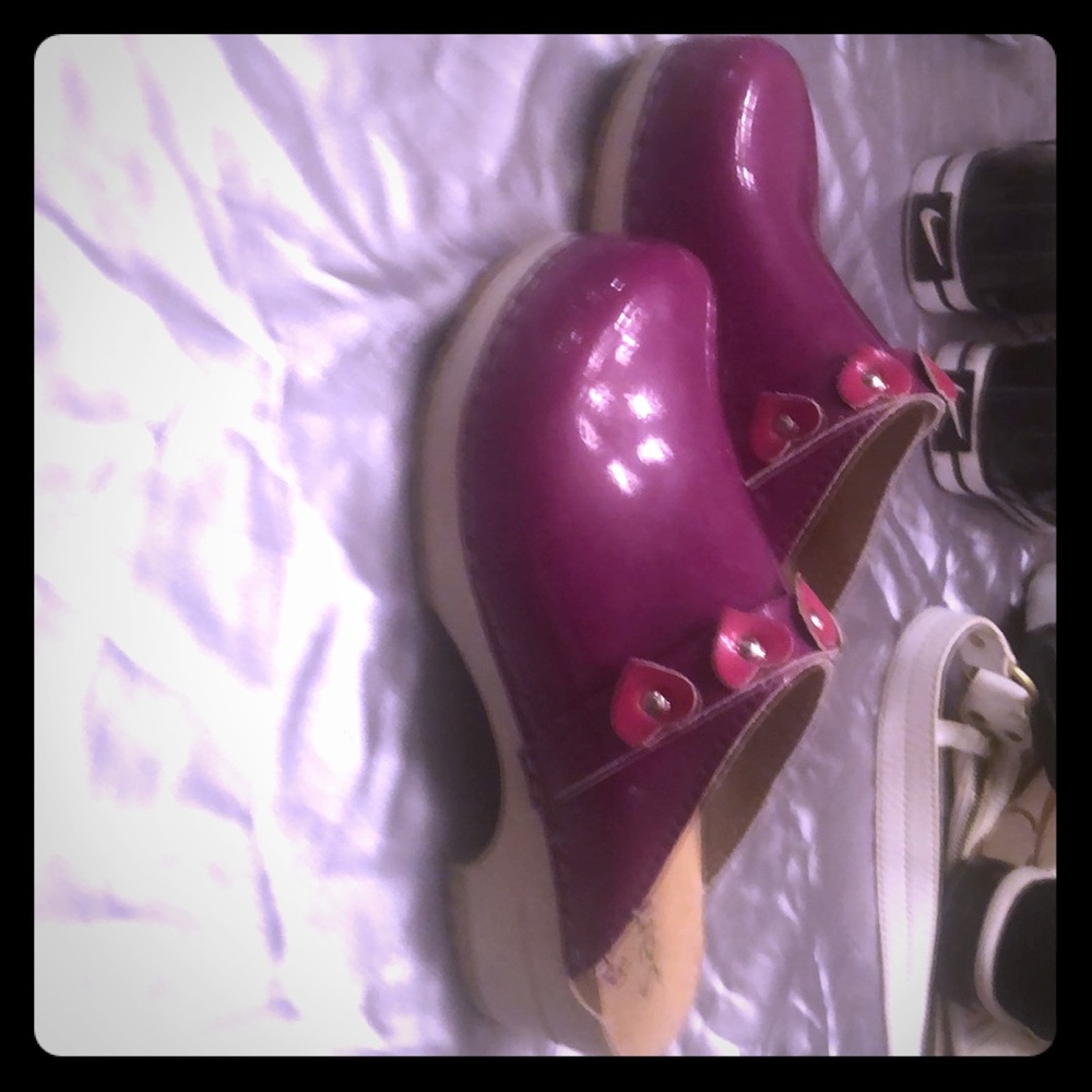 Sanita clog shoes authentic leather